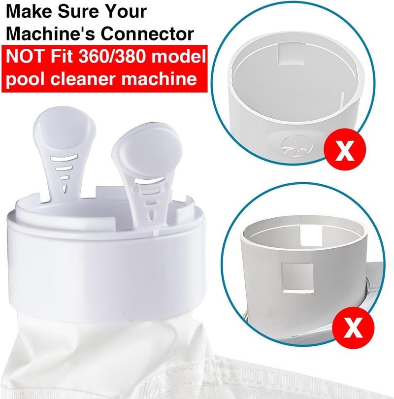 WONEWTH Pool Cleaner Bags with Zipper Replacement for Polaris 280, 480 Parts Pool Cleaner All Purpose Bag K16 K13 (280-3 Packs) - Image 3